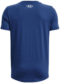 Детская теннисная футболка Under Armour Sportstyle Logo Short Sleeve - Blue