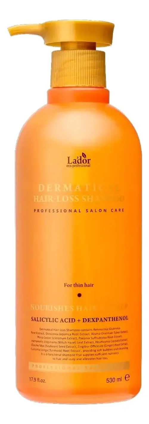 Lador Шампунь для тонких волос укрепляющий - Dermatical hair- loss shampoo