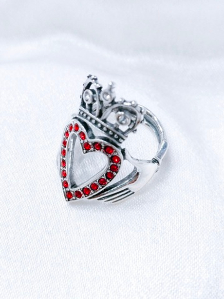 "Геральдин" кольцо в серебряном покрытии из коллекции "Пальмира" от Jenavi