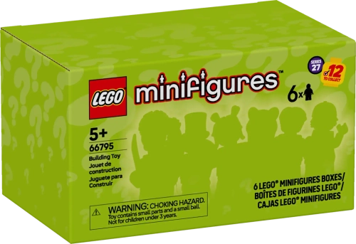 Конструктор LEGO Minifigures 66495 6 случайных мини-фигурок Серии 27