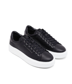 Кожаные кроссовки maxi kup Karl Lagerfeld - черный(KL52219)