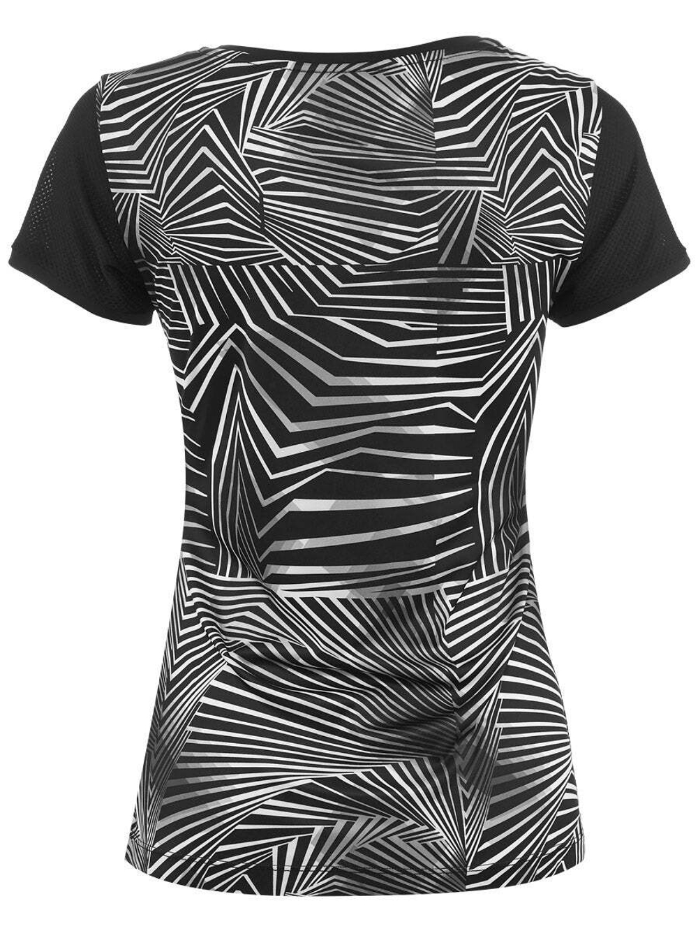 Женская теннисная футболка Lotto Superrapida III W Tee PL - all black