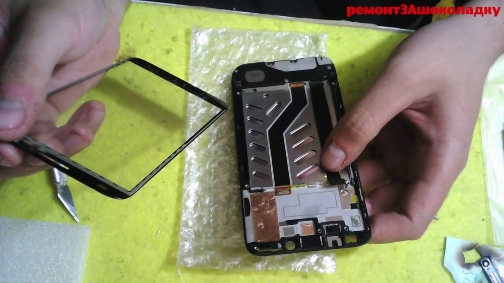 Замена сенсора на Alcatel