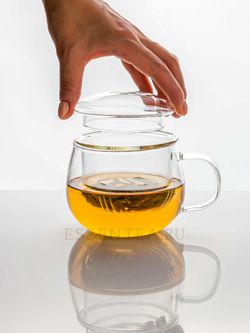 кружка с колбой и крышкой