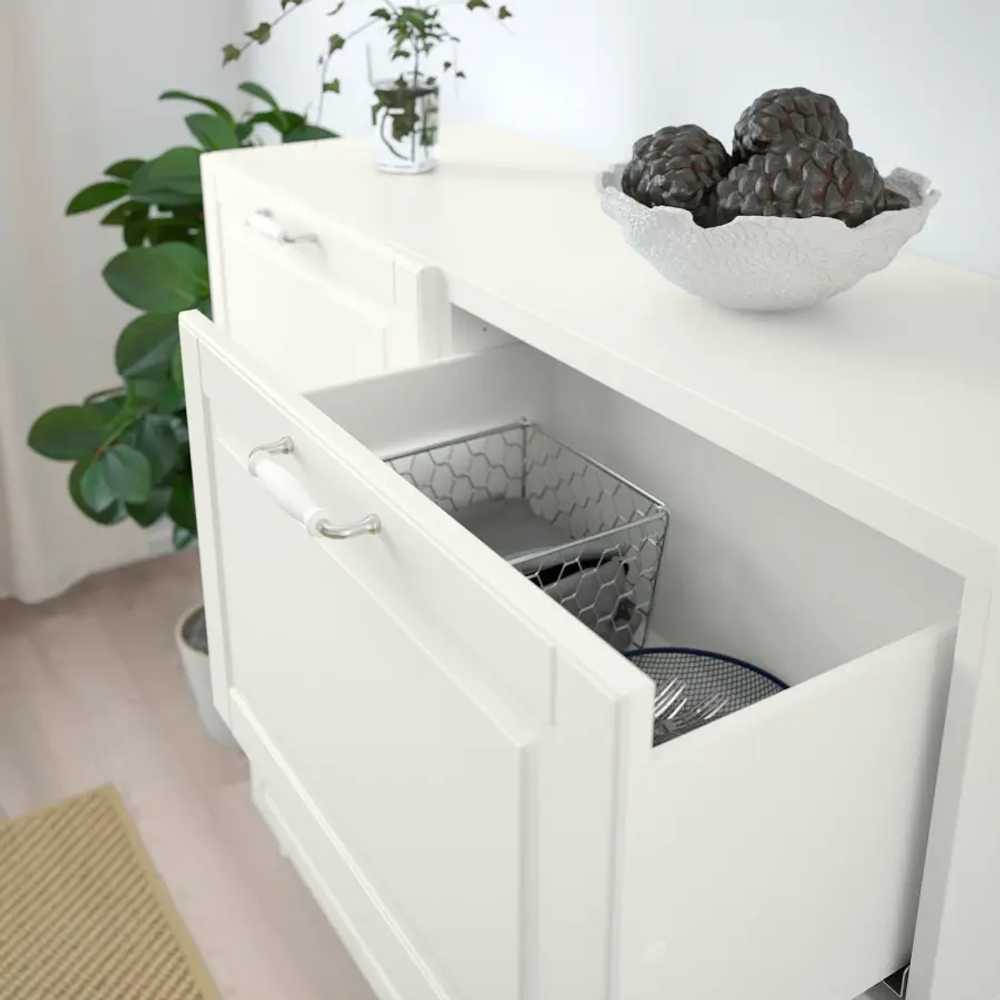 Комбинация для хранения - IKEA BESTÅ/BESTA, 120х42х213 см, белый, БЕСТО ИКЕА