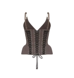 Корсет шнурованный М, Серый