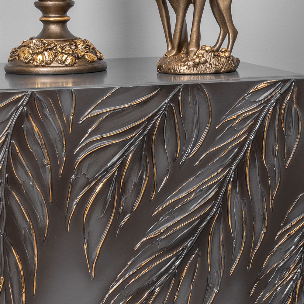 Тумба прикроватная Тропик Классика Серый Голд правая