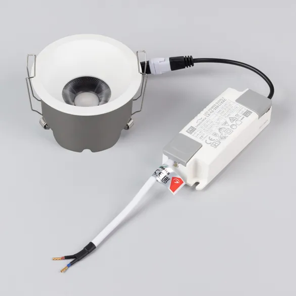 Светильник MS-HARBOR-R82-10W Warm2700 (WH, 50 deg, 230V) (Arlight, IP20 Металл, 5 лет) 054474