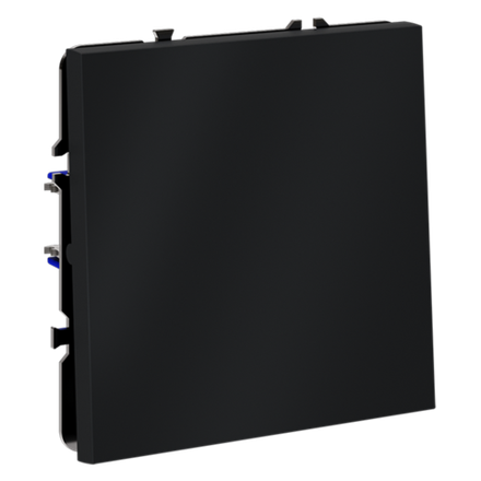 Перекрестный переключатель встраиваемый VOLTUM S70 одноклавишный 10А, (графит)