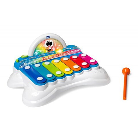 Chicco - Ксилофон Rainbow Cymbals 3 в 1 со светом и звуком 98191