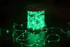 Светодиодная гирлянда Краса 200 м., 2000 LED, 24V, зелёный, статика, прозрачный провод, Teamprof (TPF-CR200-24V-T/G)