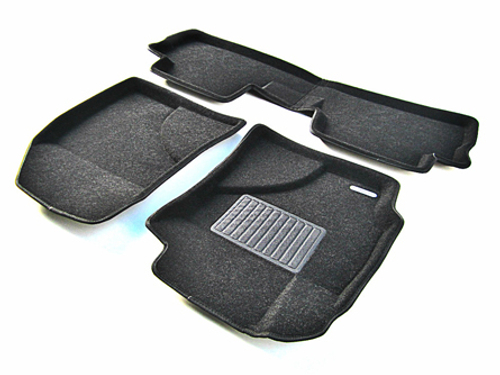 Коврики салона для TOYOTA Corolla (2007-2012)/Auris (2007-2012) Euromat 3D Business черные. Арт. EMC3D-005107