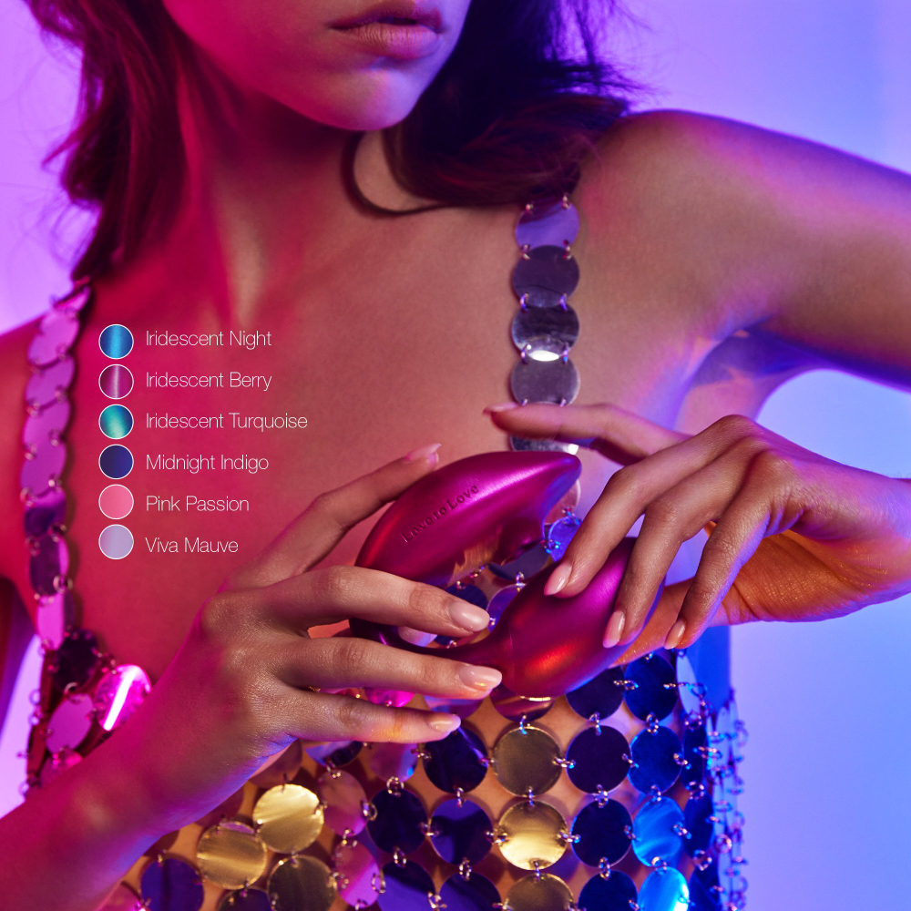 Cтимулятор клитора и зоны G с пультом для пары Love to love WONDERLOVER - IRIDESCENT BERRY