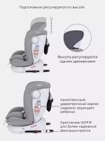 Автокресло Rant Drive Active Line 0/1/2/3 (0-36кг) Grey/Серый isofix