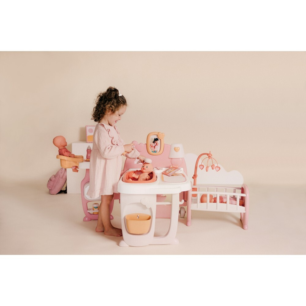 Smoby Baby Nurse - Уголок няни для кукольного дома 42 см + аксессуары 220394