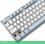 Клавиатура A4Tech Fstyler Neon синий/белый (FS100)