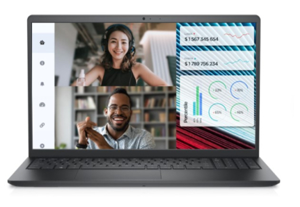 Ноутбук Dell/Vostro 3520/1г/Core i3/1215U/1,2 GHz/8 Gb/512Gb PCIe NVMe SSD/Intel UHD/15,6 '' FHD/Wi-Fi 5/BT5/Win 11 Pro/Черный