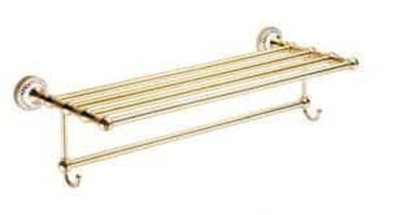 "GOLD BOGEMA" Полка для полотенец FX-78515G (к/к 4)