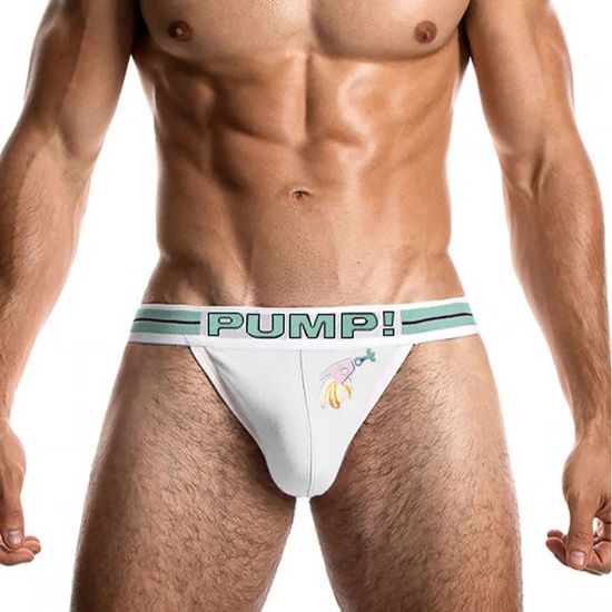 Мужские трусы джоки белые PUMP! PU028