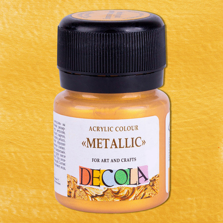 Декола акрил металлик банка 20 мл Золото геральдик
