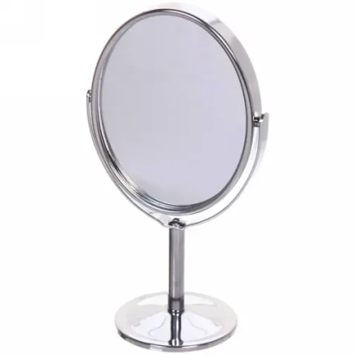 Зеркало настольное на ножке «Beauty», двухстороннее с увелич., овал, 16см, 8*10см