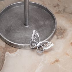 Зонтница Бабочка Эир Античное серебро