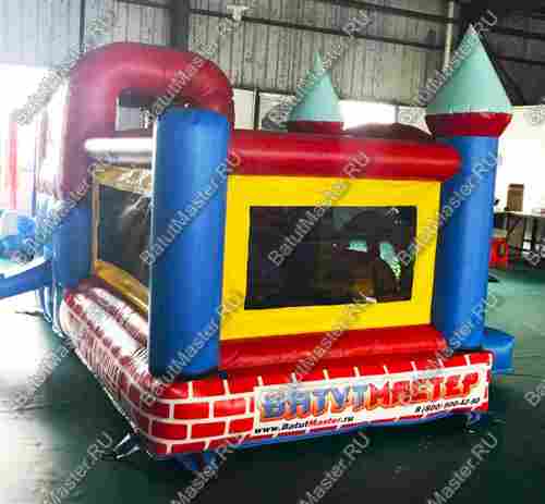Детский надувной батут "Замок непосед", размер 5*3*2,2 м