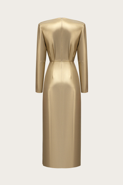 ПЛАТЬЕ ИЗ ШЕЛКА С НАПЫЛЕНИЕМ