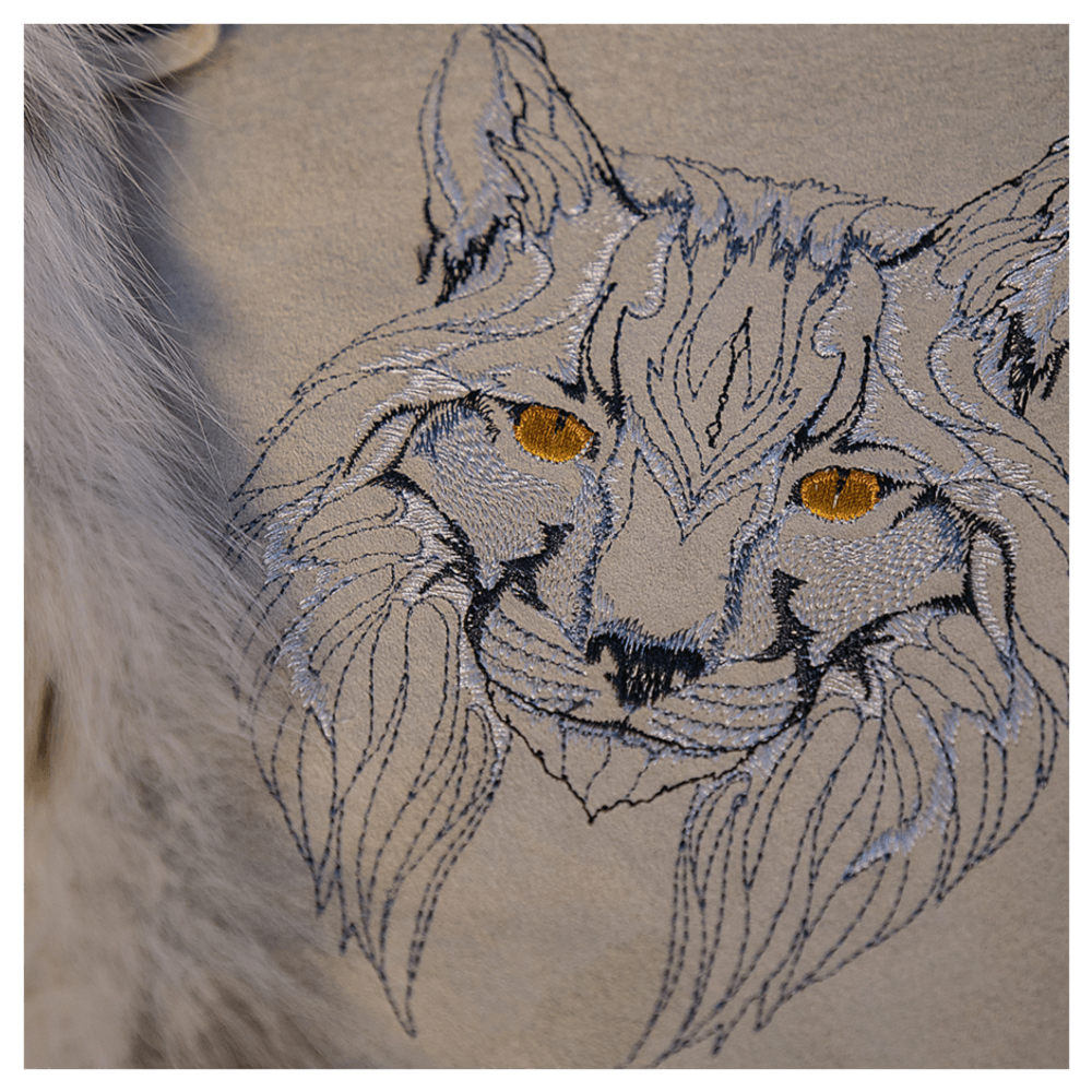 Жилет из меха рыси «Рысяйка косматая»