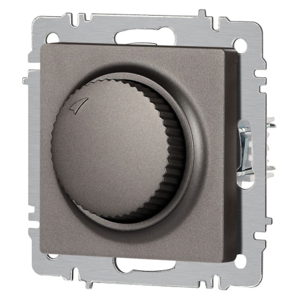 Светорегулятор Intro Accent 6-401-07 поворотный, 600Вт 230В, IP20, СУ, графит | Intro