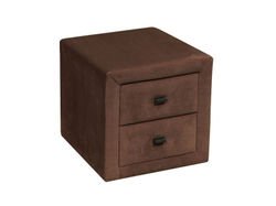 06.34-01 тумба прикроватная Гамма велюр шоколад