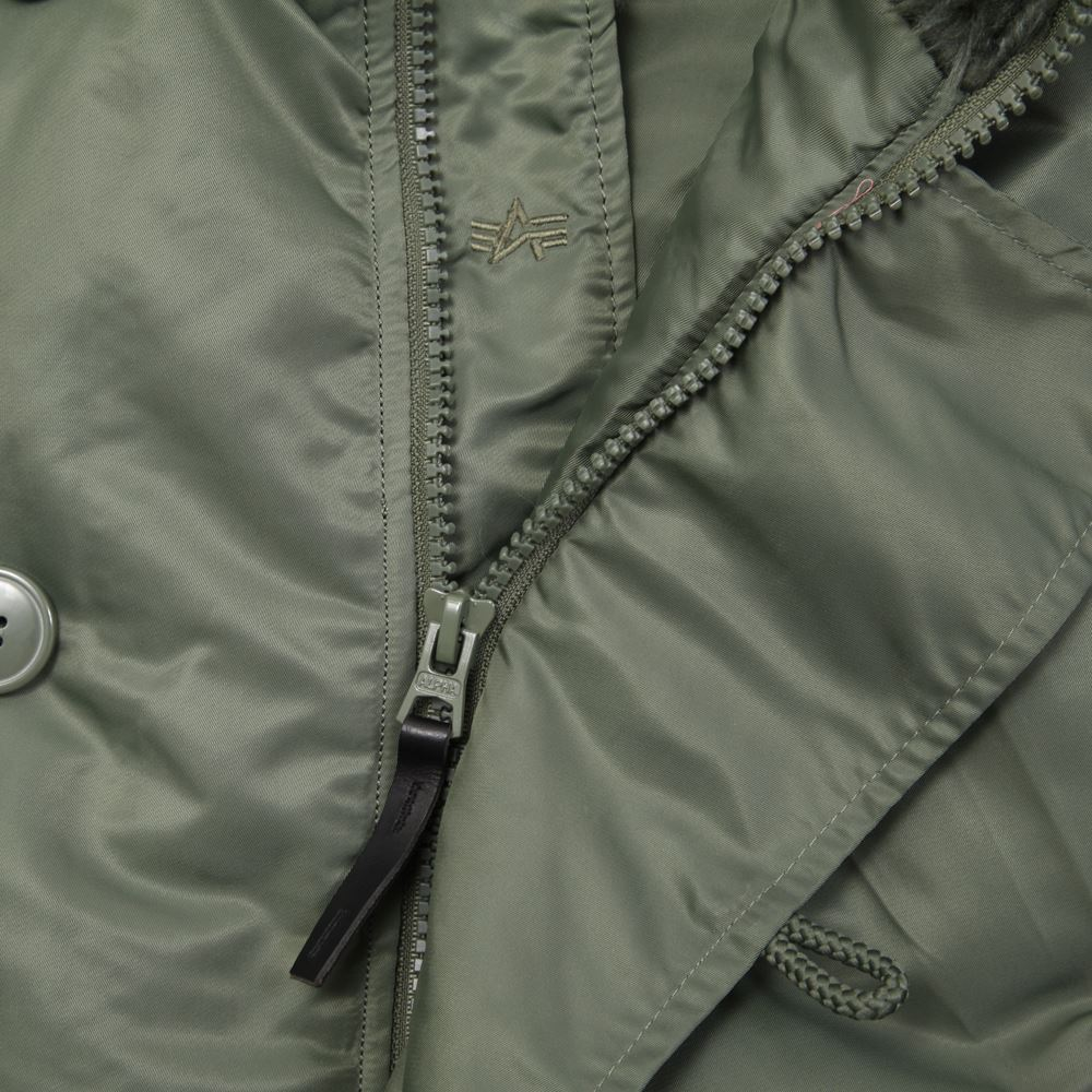 Куртка Мужская Alpha N-2B Flight Jacket (оливковая -S.green)