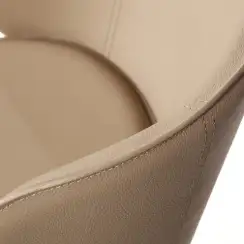 Стул Ornella, кожа фактурная серый