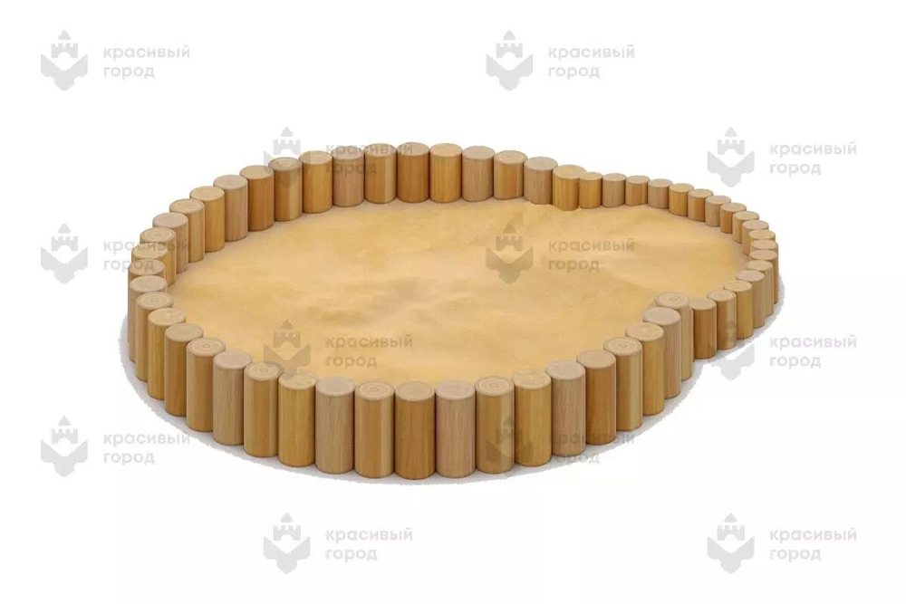 Песочница Эко жизнь на круглых столбах (за 1 п. метр)