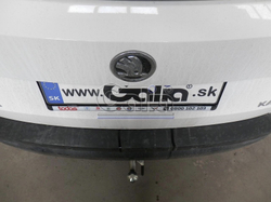 Фаркоп оцинкованный Galia S119A для Skoda Karoq 2018-, Seat Ateca 2016-(паспорт и сертификат в комплекте)(без электрики)