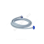 Шланг заливной для стиральной машины D=16мм гайка-гайка 3/4"-3/4" L=2,0м для х/в в упаковке с еврослотом Tuboflex