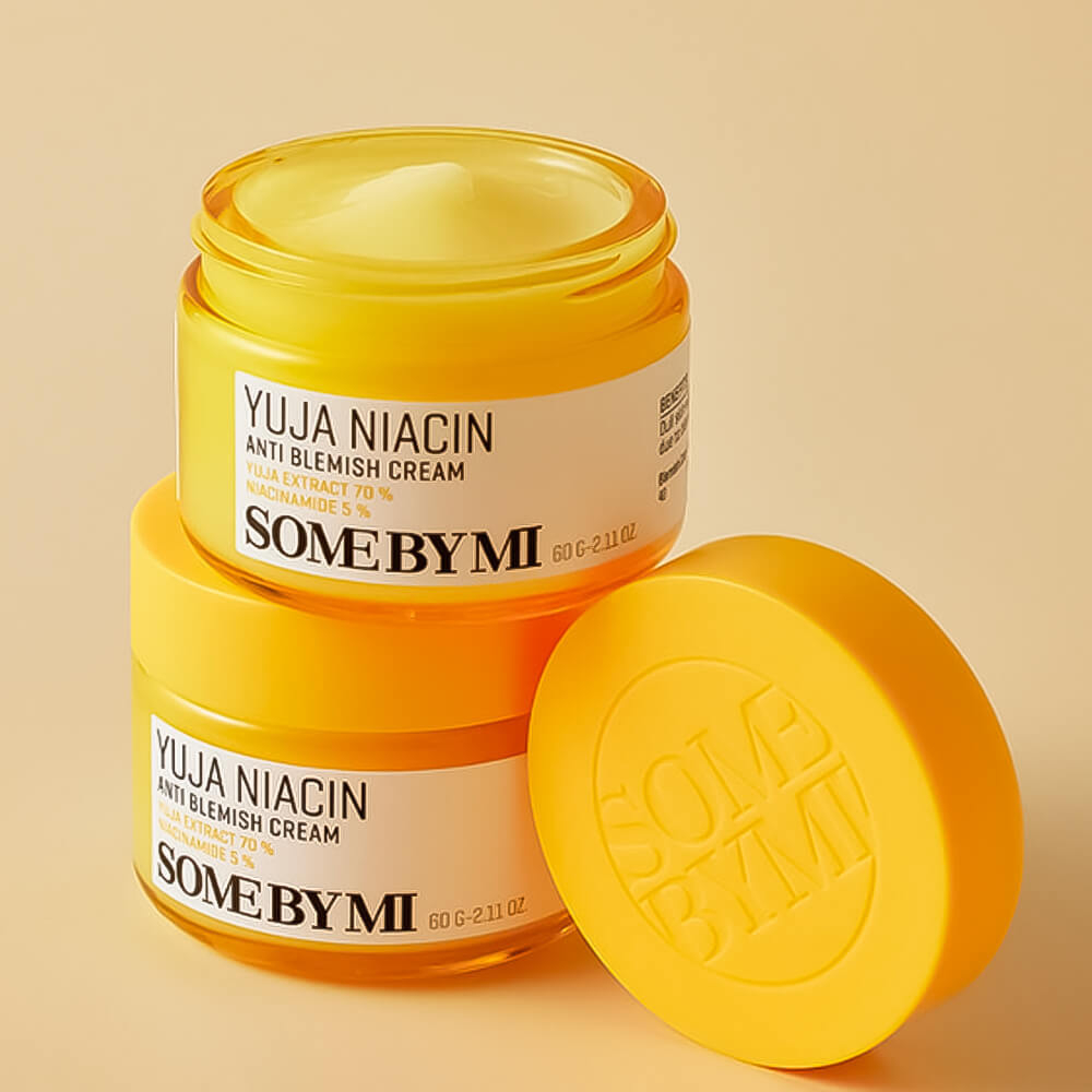 Some By Mi Yuja Niacin Anti Blemish Cream крем от пигментации с 70% юдзу и ниацинамидом