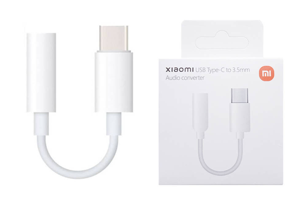 Адаптер для проводной гарнитуры Xiaomi c 3.5 мм на USB-C