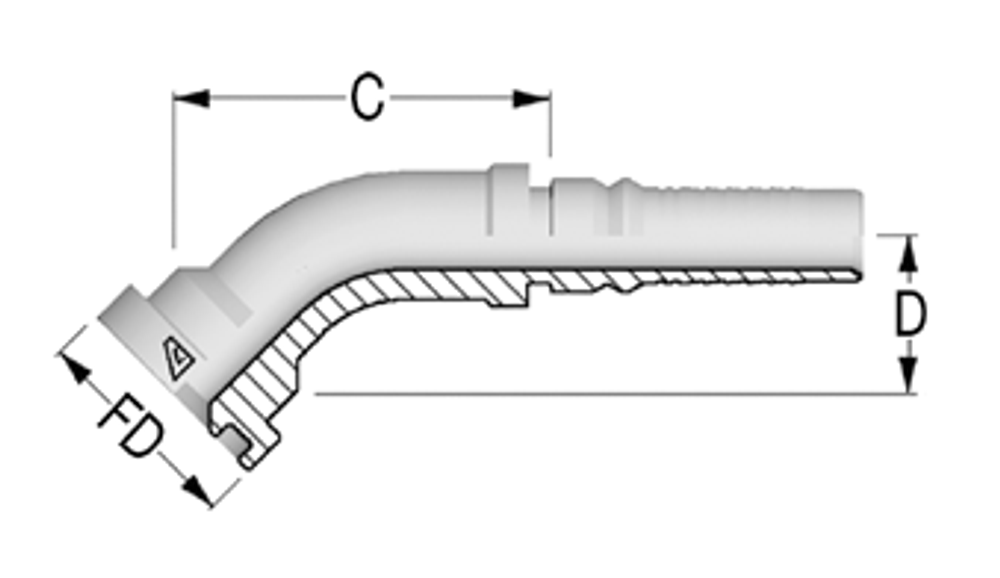 Фитинг DN 20 SFL 1 (45) Interlock