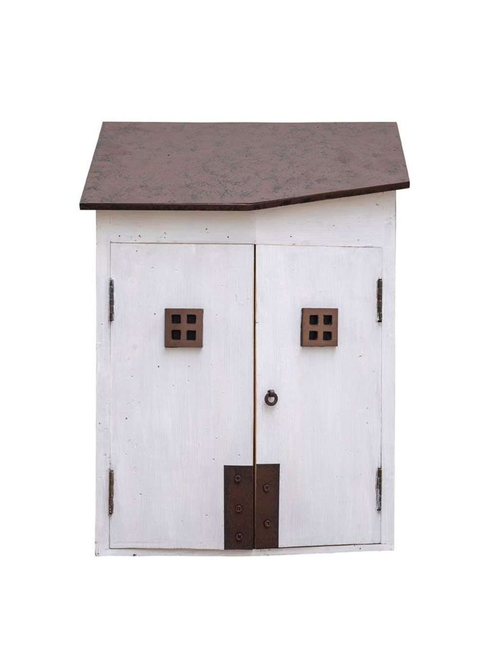 Шкафчик "Домик" 56х22,5х40см Дерево,металл
