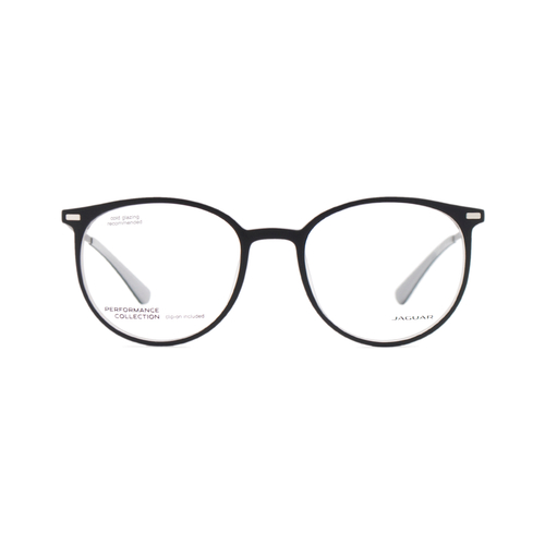 Оправа круглая Jaguar 36835 6500 с клипом черная матовая