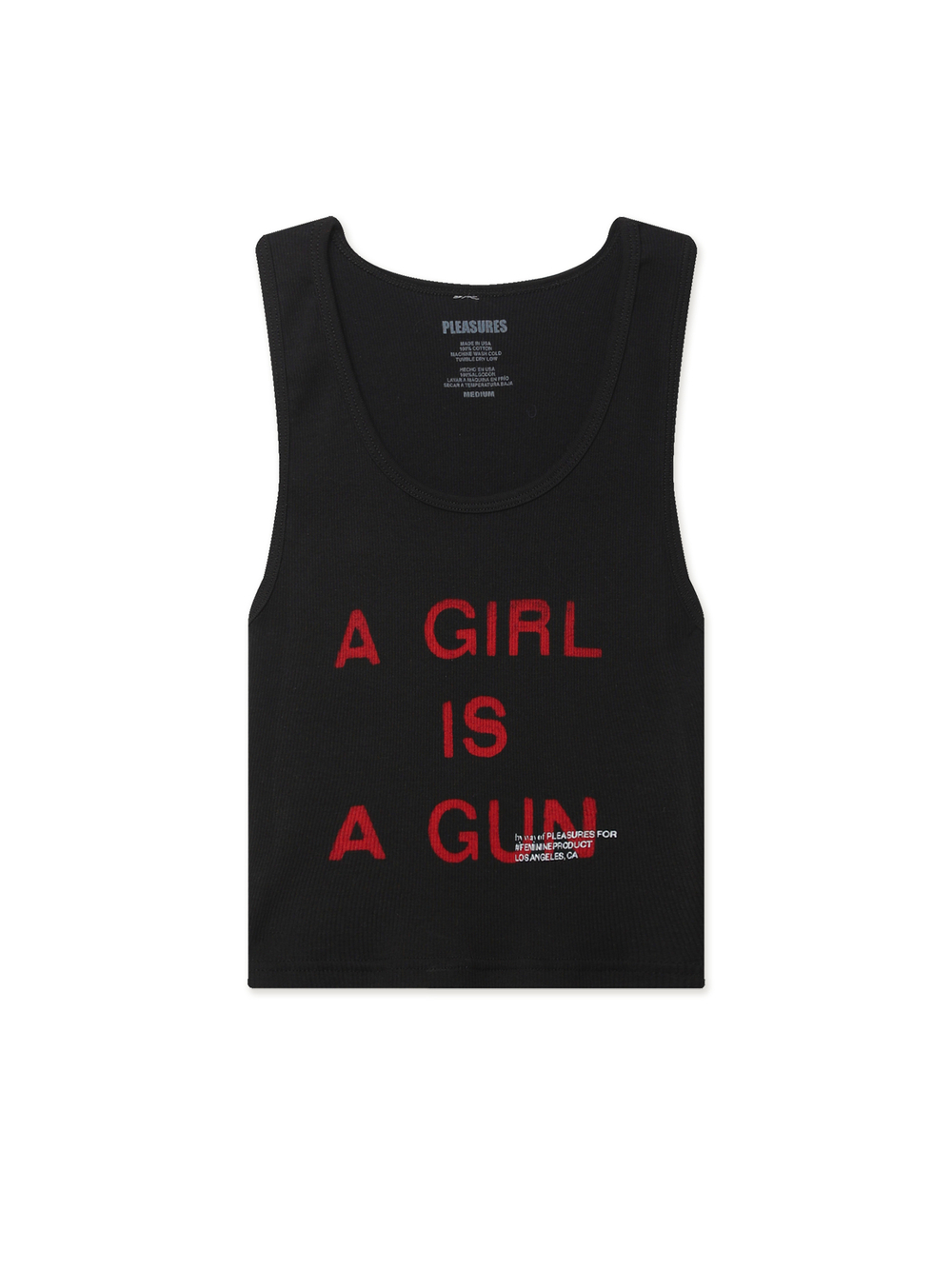 Женская Майка Girl Is A Gun