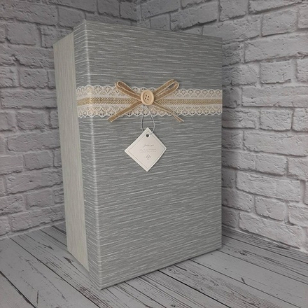 Коробка ПРЯМОУГ Мал 25*15*9 СВ-СЕРЫЙ/СЕРЫЙ