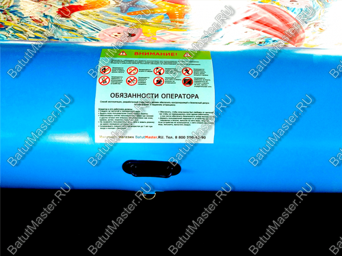 Надувной бассейн "Восьмигранник", 9*9*0.65 м, с принт-печатью на дне