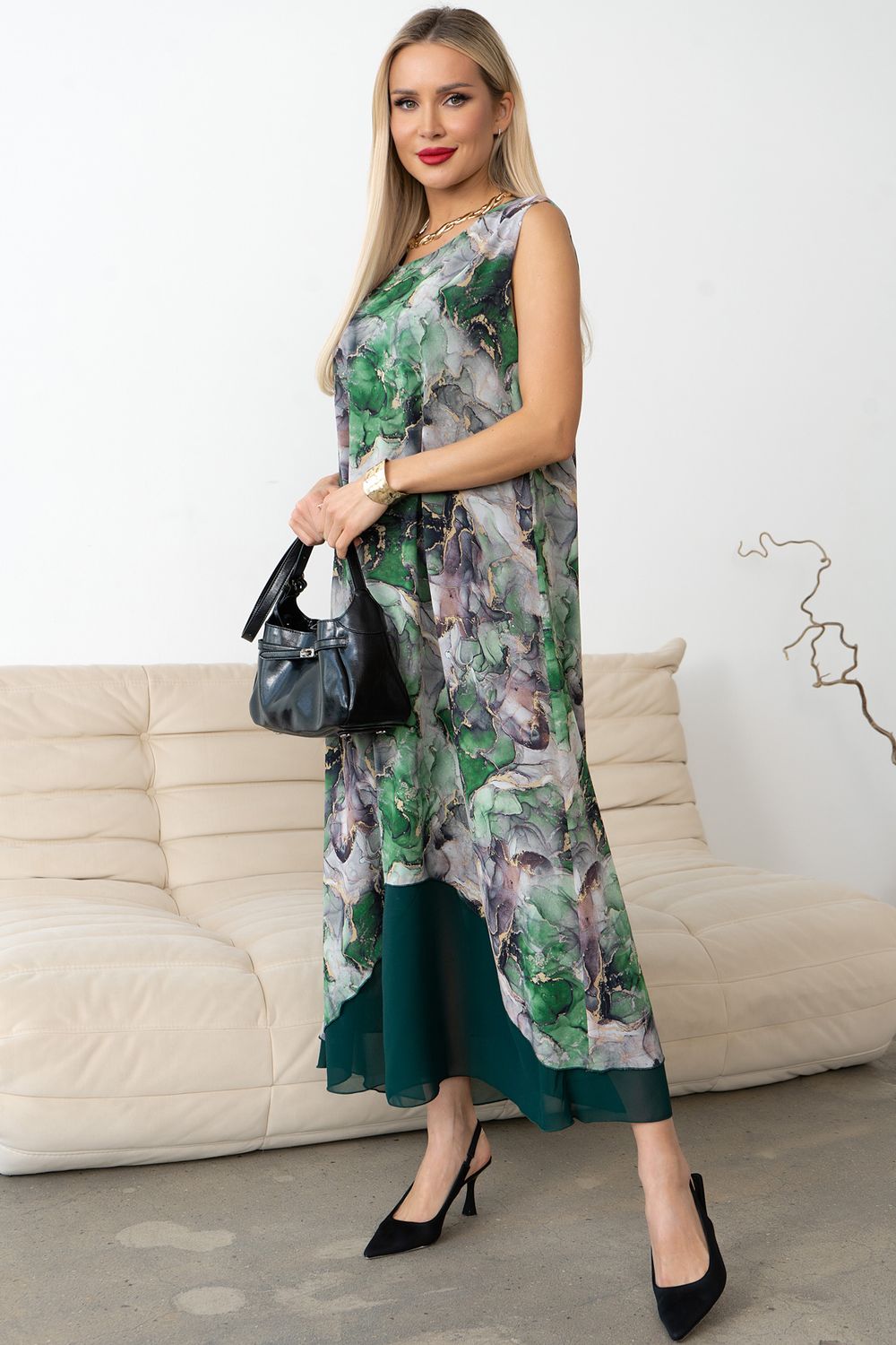 Платье Велла (зеленый) Р11-1171/5 Nikol