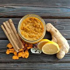 Имбирная смесь для иммунитета с куркумой и корицей / 550 г