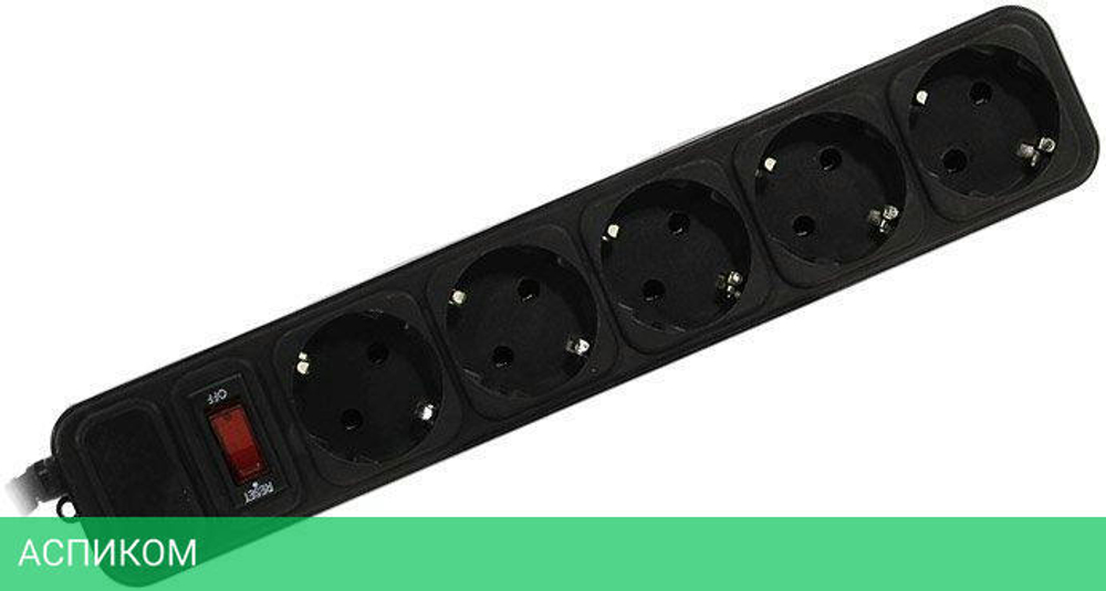 Сетевой фильтр ExeGate SP-5-5B черный