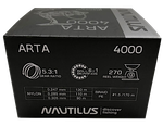 Катушка Nautilus Arta 4000 bb6+1 270г 0.247/0.285/0.305мм-130/110/90м 5.3:1 16-59296056
