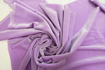 Бархат стрейч сиреневый