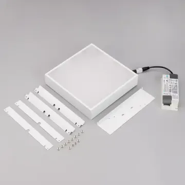 Встраиваемый светильник 24W 4000K 045702 белый DL-GRIGLIATO-S190x190-24W Day4000 Arlight